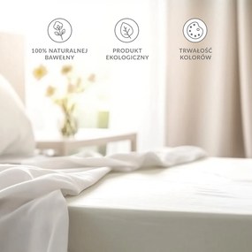 BAVLNENÉ PRESTIERADLO 205X220 CM BIELE