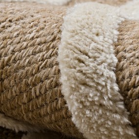 Dywany Łuszczów, Kusový koberec Spark 0688A beige/cream, 80x150, béžová, chodba / predsieň