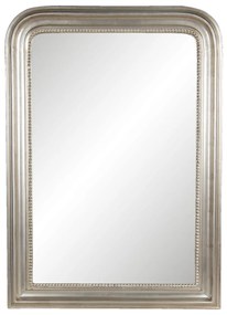 Vintage nástenné zrkadlo v striebornom ráme Aloys - 76 * 3 * 106 cm