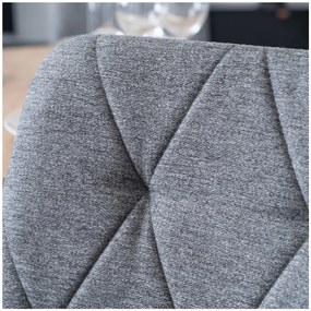 PROXIMA.store - Čalúnená jedálenská stolička ROBIN 2 FARBA: čierna