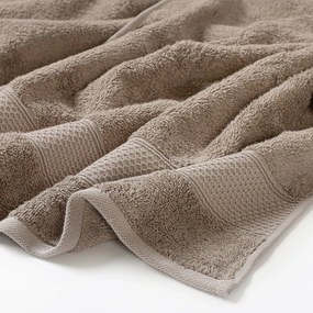 Goldea bambusový uterák/osuška soft lux - hnedý 70 x 140 cm