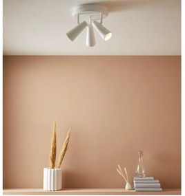 Markslöjd 108203 - Bodové svietidlo CREST 3xGU10/7W/230V biela