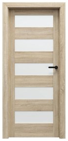 Porta doors Sonoma Interiérové dvere rámové, 60 L, 648 × 1985 mm, fólia, ľavé, Sonoma, presklené