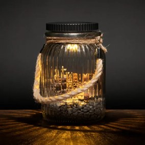 Solárne svetlo, 3 LED, plastové, teplá biela