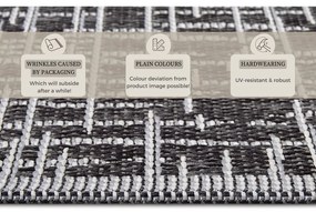 Tmavosivý vonkajší koberec 155x235 cm Clyde Telu – Hanse Home