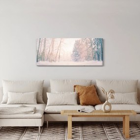 Obraz - Výhľad do lesa (120x50 cm)