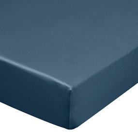 MAKOSATÉNOVÉ PRESTIERADLO DINA 160X210 CM TMAVOMODRÉ