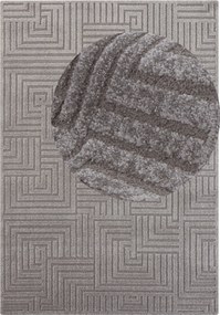 ELLE Decoration, AKCIA: 160x230 cm Kusový koberec New York 105092 Grey, šedá, obývacia izba