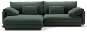 Tmavozelená rohová pohovka (ľavý roh) Torino – Micadoni Home