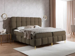 Manželská kontinentálna posteľ Tiloni, Rozmer postele: 160x200, Dostupné poťahy: Freya 210.07