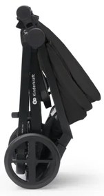 KINDERKRAFT -Kombinovaný kočík 3v1 NEWLY Classic black  + autosedačka MINK PRO