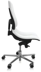 Zdravotná stolička Steel Standard, biela