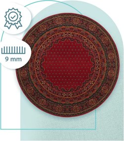 Koberec Dywilan Polonia Baron burgundský 2 kruh