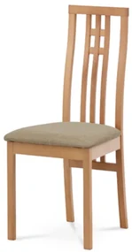 Jedálenská stolička Autronic 46x99 cm béžová masív BC-2482 BUK3