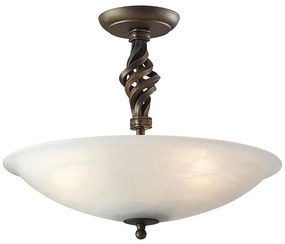 Elstead PB-SF-A-BLK-GOLD - Prisadený luster PEMBROKE 3xE14/60W/230V