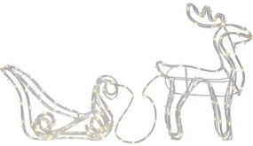 Eglo 411447 - LED Vonkajšia vianočná dekorácia TUBY DEER 158xLED/0,06W/5/230V IP44