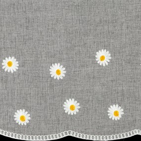 KRÁTKA ZÁCLONA NA PÚTKACH BELLIS 150X40 CM KVETY