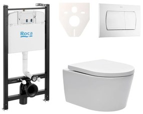 Cenově zvýhodněný závěsný WC set Roca k zazdění + WC SAT Brevis SIKORW1