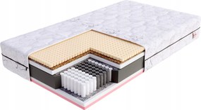 Matrac 160x200 multipocket kokos visco latex Fdm Veneto Carbon