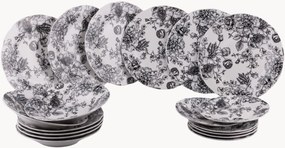 Porcelánová súprava riadu Madame, 6 osôb, 18 ks