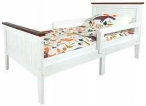 Masívna detská posteľ Nordic Walnut 140x70