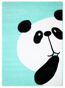Dekorstudio Detský koberec BEAUTY mentolová panda Rozmer koberca: 160x230cm