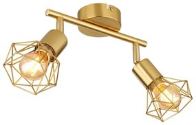 Globo 54802GB-2 - Bodové svietidlo XARA I 2xE14/40W/230V zlatá