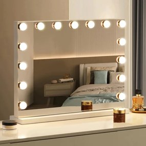 LED kozmetické zrkadlo Hollywood 58 × 46 cm