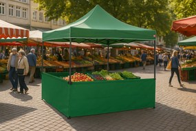 Polstena 3m na oceľovú konštrukciu, Čierna