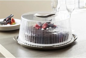 BAMA Servírovací otočný tanier s poklopom Barva: hnědá