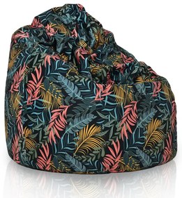 Sedací vak Sako farebné listy