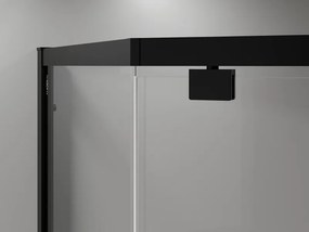 Mexen Exo päťuholníková sprchová kabína výkyvné 90 x 90 cm, transparentná, čierna - 812-090-090-70-00