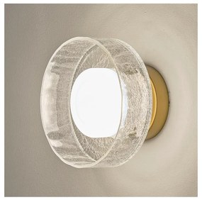 LED Nástenné svietidlo LED/8W/230V 3000K zlatá/číra