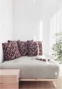 Podnožka so sivým poťahom Karup Design Senza Natural/Grey