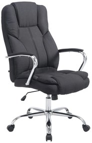 Design-Shop Kancelárska XXL stolička Xanthy látka - Čierna