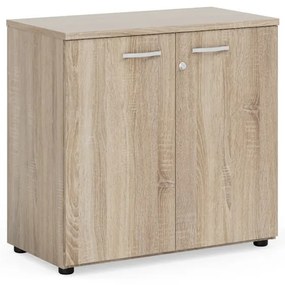 Nízka skriňa Praktik 80 x 40 x 76,5 cm, dub sonoma