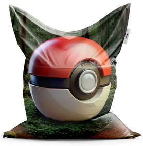Sablio Sedací vak Pokemon ball Les - 200x140 cm