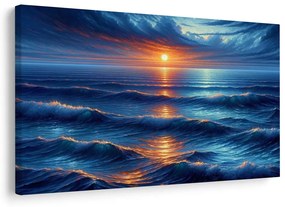 Obraz západ slnka nad oceánom