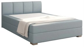 Manželská posteľ Boxspring 140 cm Rhoni (mentolová) (s roštom, matracom a úl. priestorom). Vlastná spoľahlivá doprava až k Vám domov. 809433