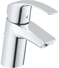 GROHE Eurosmart páková umývadlová batéria s odtokovou súpravou s tiahlom, výška výtoku 61 mm, chróm, 33265002