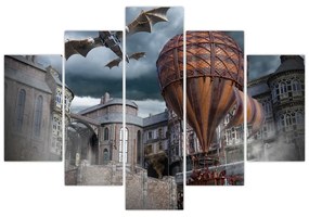 Obraz - Surrealistická krajina (150x105 cm)
