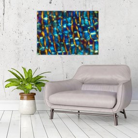 Sklenený obraz - Bunková stena (70x50 cm)