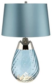 Elstead LENA-TL-S-MODRÁ - LED Stolná lampa LENA 1xE27/60W/230V + 1xGU10/7W modrá
