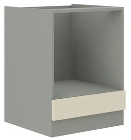 Skrinka pod rúru na pečenie Milo  60 DG BB (sivá + krémový lesk). Vlastná spoľahlivá doprava až k Vám domov. 1122683
