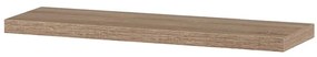BONTEC Polička, mdf, čierna, P-013 BK Farba: Hnedá