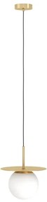 Eglo 39952 - Luster na lanku ARENALES 1xE27/40W/230V zlatá