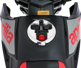 Ramiz Detský motocykel Aprilia RX modrý
