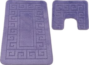DY Kúpeľňová sada Montana s výrezom Ethnic Dark Lilac