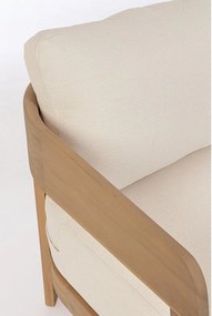 Záhradná pohovka z masívu akácie v prírodnej farbe Pablo – Bizzotto