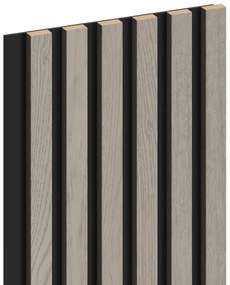 Mexen Lam-B, akustické stenové lamely 275 × 30 cm, HDF doska 4 mm, technická dyha, dub popolavý, S100-275307-3015-005